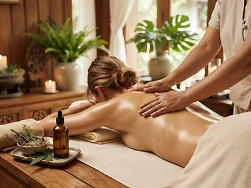 CBD Aroma Oil Massage