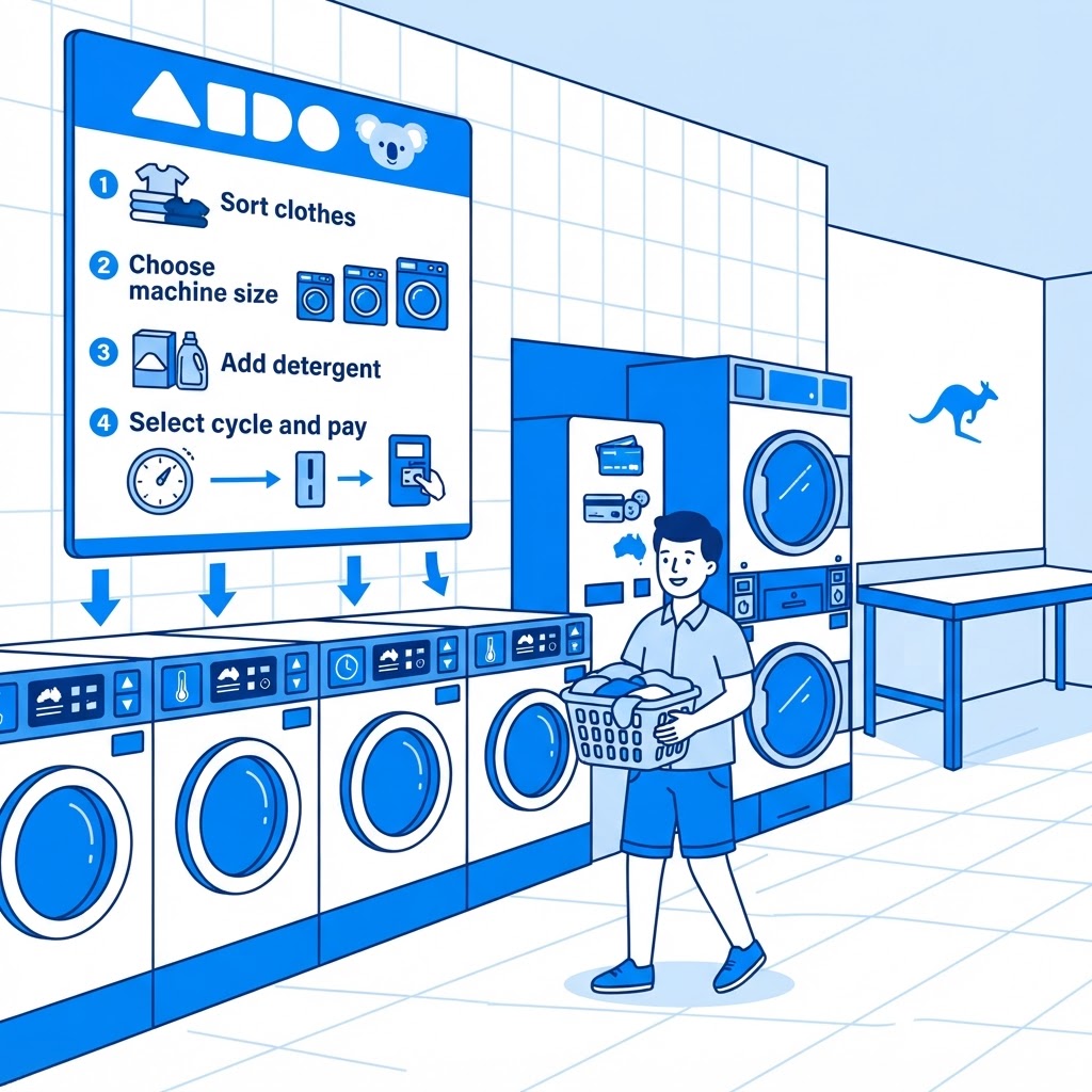 A First-Timer’s Guide to Australian Self-Service Laundromats