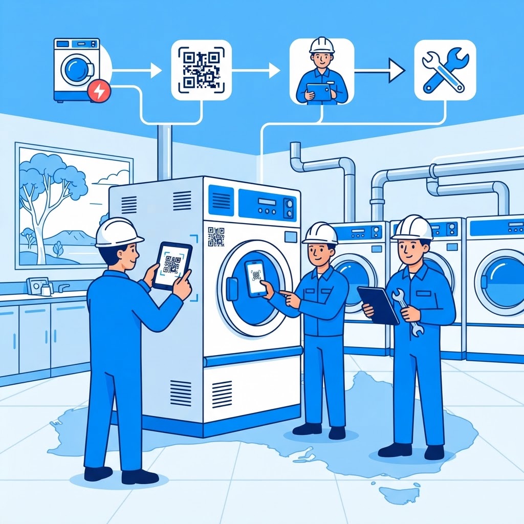 Boost Efficiency: QR Code Fault Reporting for Aussie Dryer Technicians