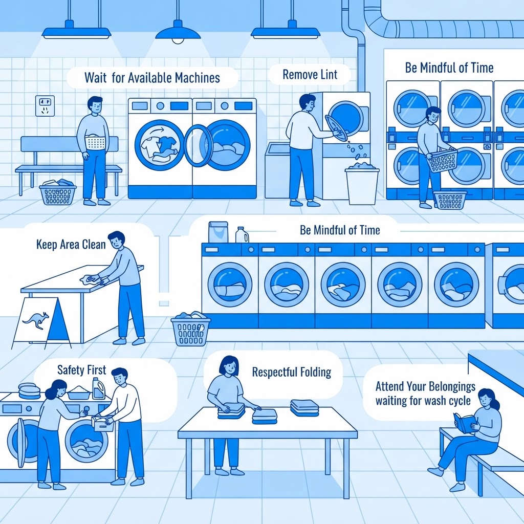 Laundromat Etiquette and Safety Tips for Travellers