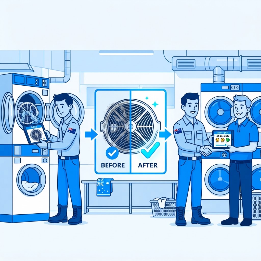 Why Before-and-After Proof is Vital for Australian Dryer Repair Techs
