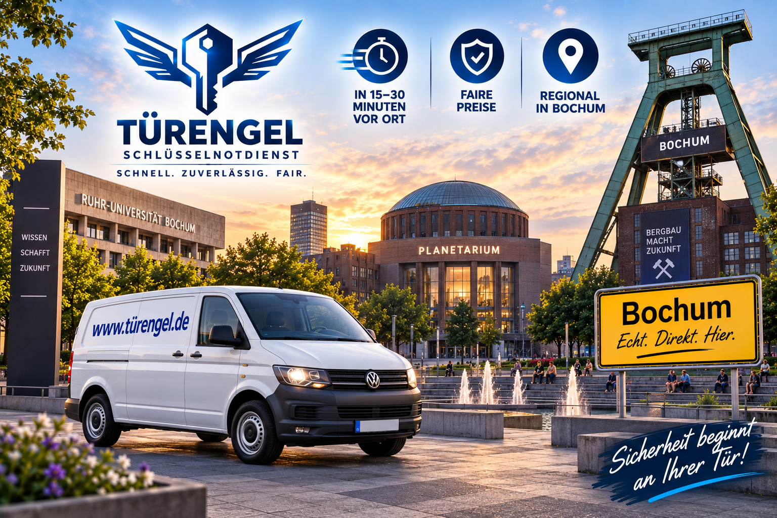 Schlüsseldienst Bochum – Türengel vor Ort
