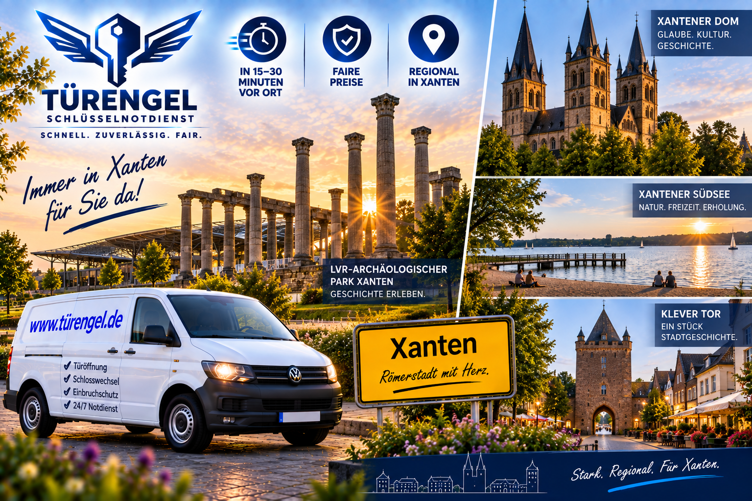 Schlüsseldienst Xanten – Türengel vor Ort