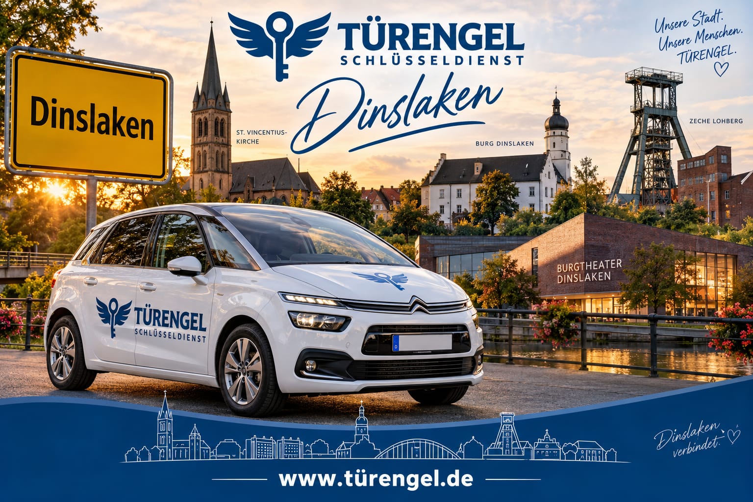 Schlüsseldienst Dinslaken – Türengel vor Ort