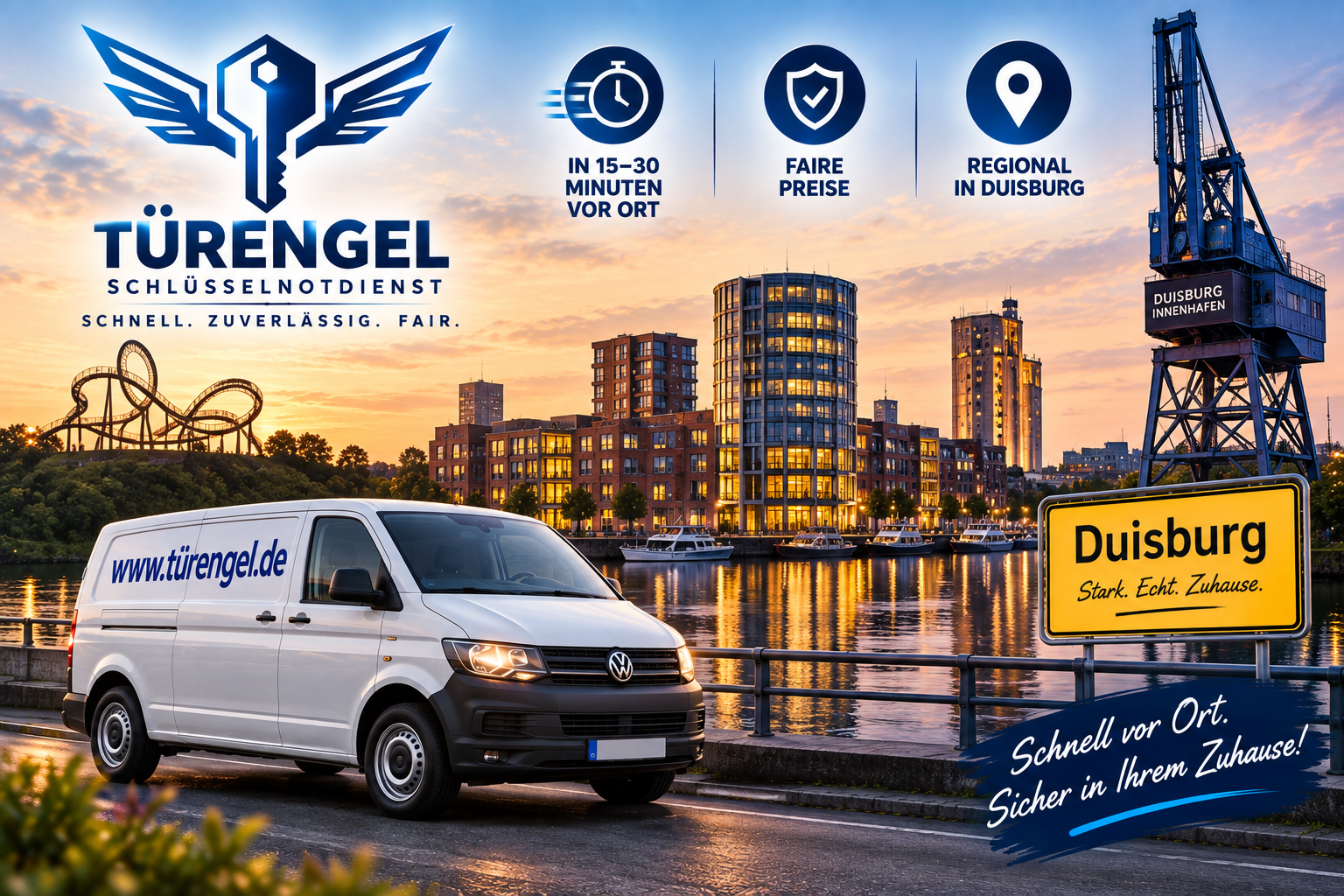 Schlüsseldienst Duisburg – Türengel vor Ort