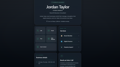 Meet Me  template preview