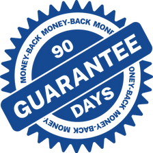 90-Day Money-Back Guarantee seal