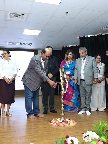 Traditional lamp-lighting ceremony