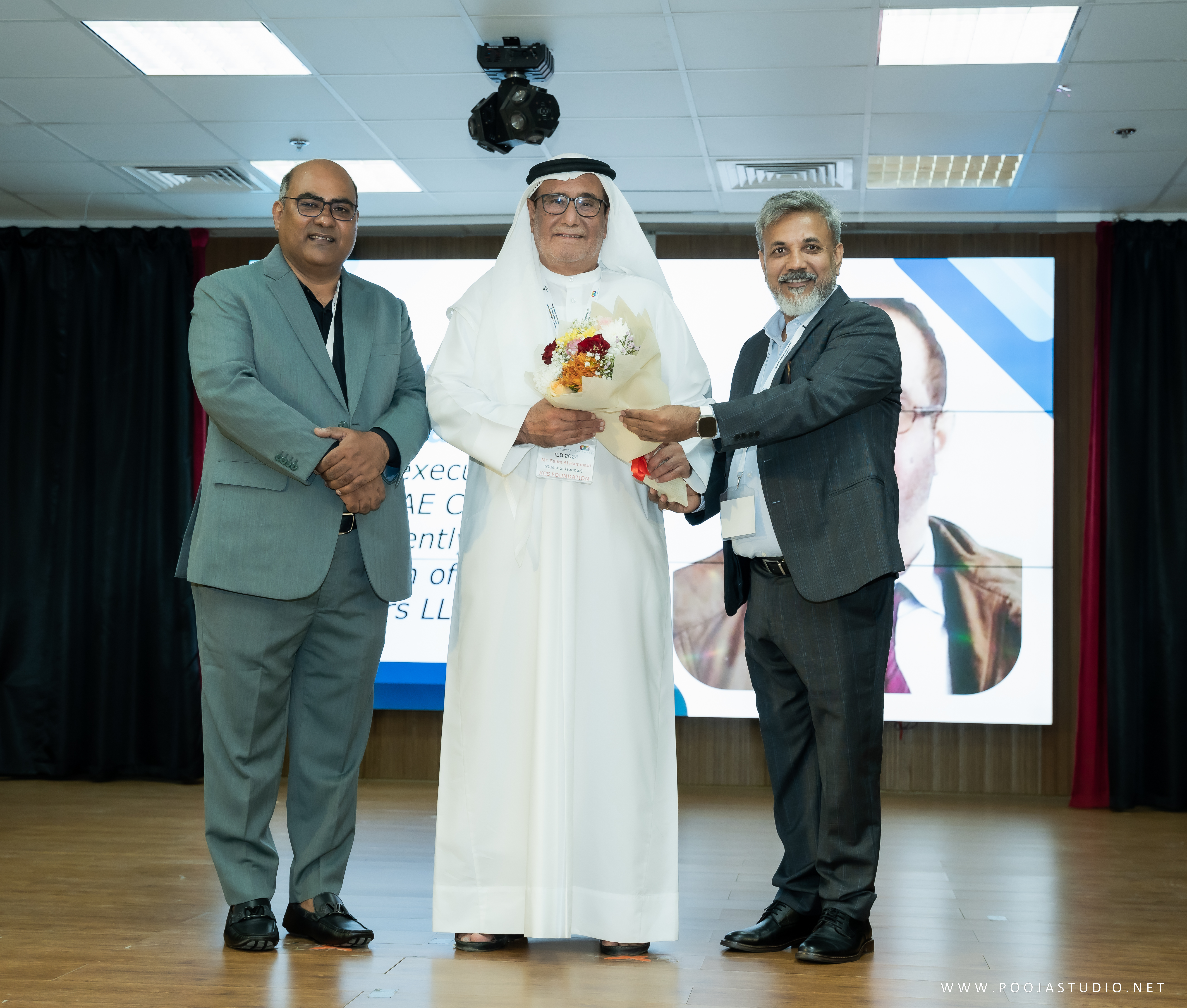Award presentation at the YES Awards ceremony