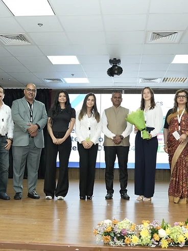 Awardees and organisers on stage