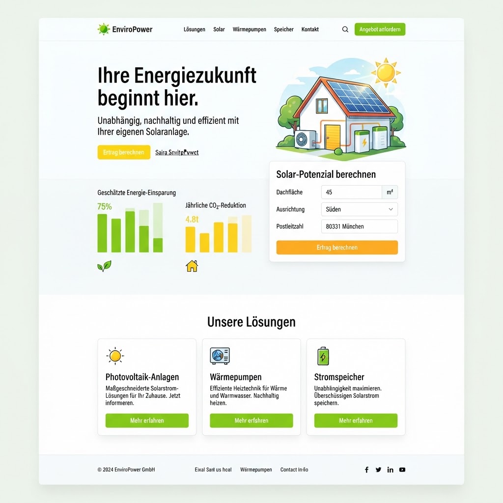 Green Energy Solutions — Projektvorschau
