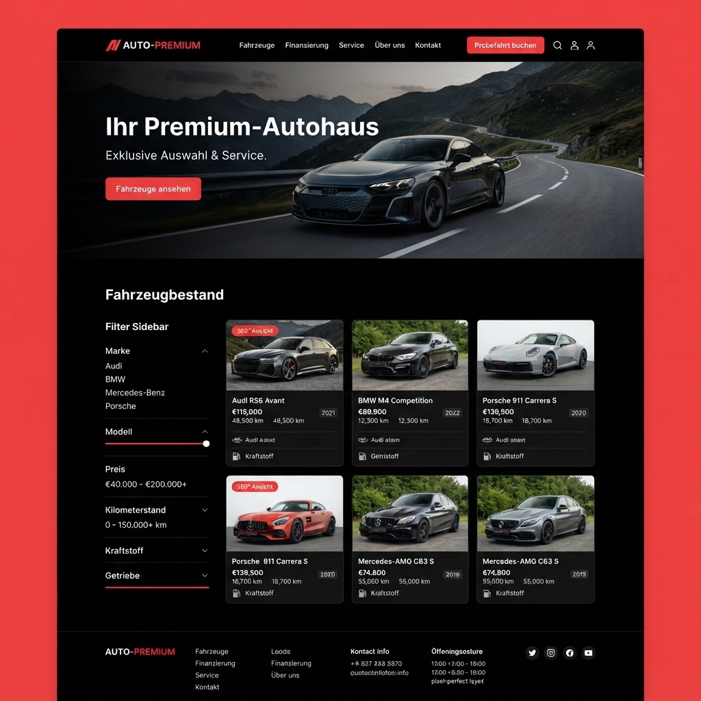 Autohaus König — Projektvorschau