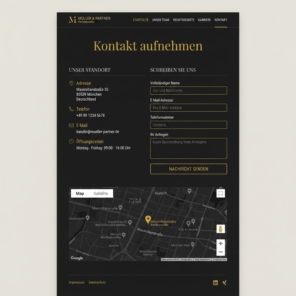 Vogel & Partner — Smartphone-Ansicht