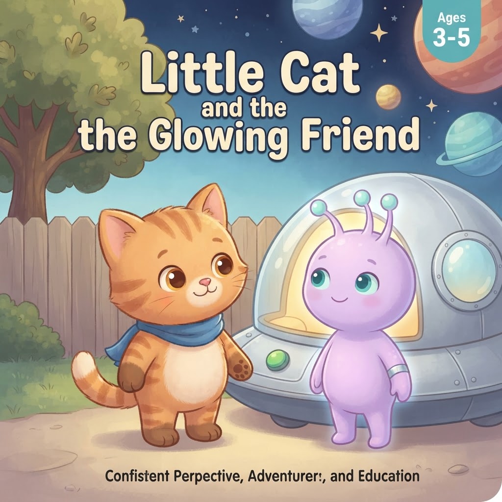 Little Cat and the Glowing Friend