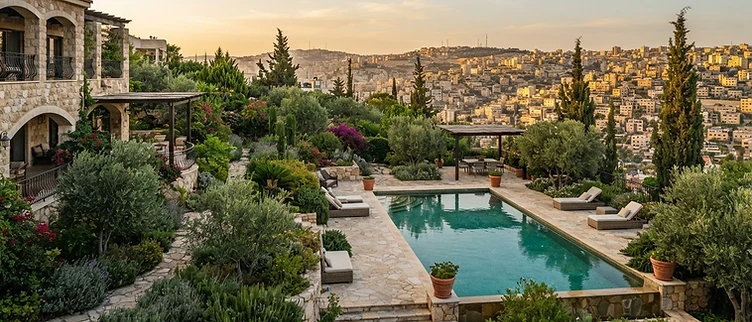 Luxury landscape design by Stones Jordan