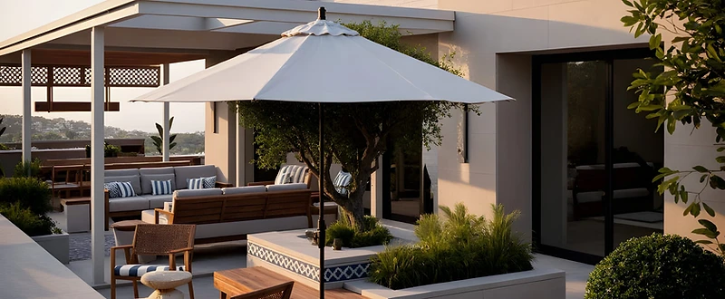 Roof Terrace Transformation in Khalda, a roof terrace by Stones Jordan in Khalda, Amman