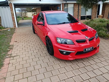 HSV Maloo R8 — Front 3/4 view on driveway