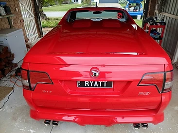 HSV Maloo R8 — Rear view in garage