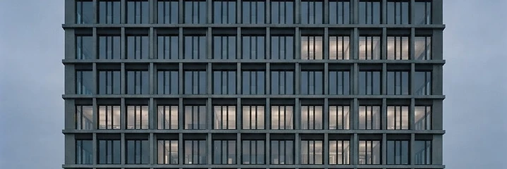 Modern Munich building facade