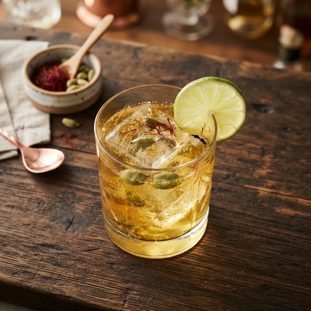 Cardamom Saffron Gin & Tonic