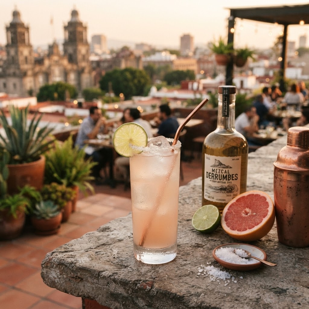 Mezcal Paloma — Mexico City's Smokier Grapefruit Cocktail