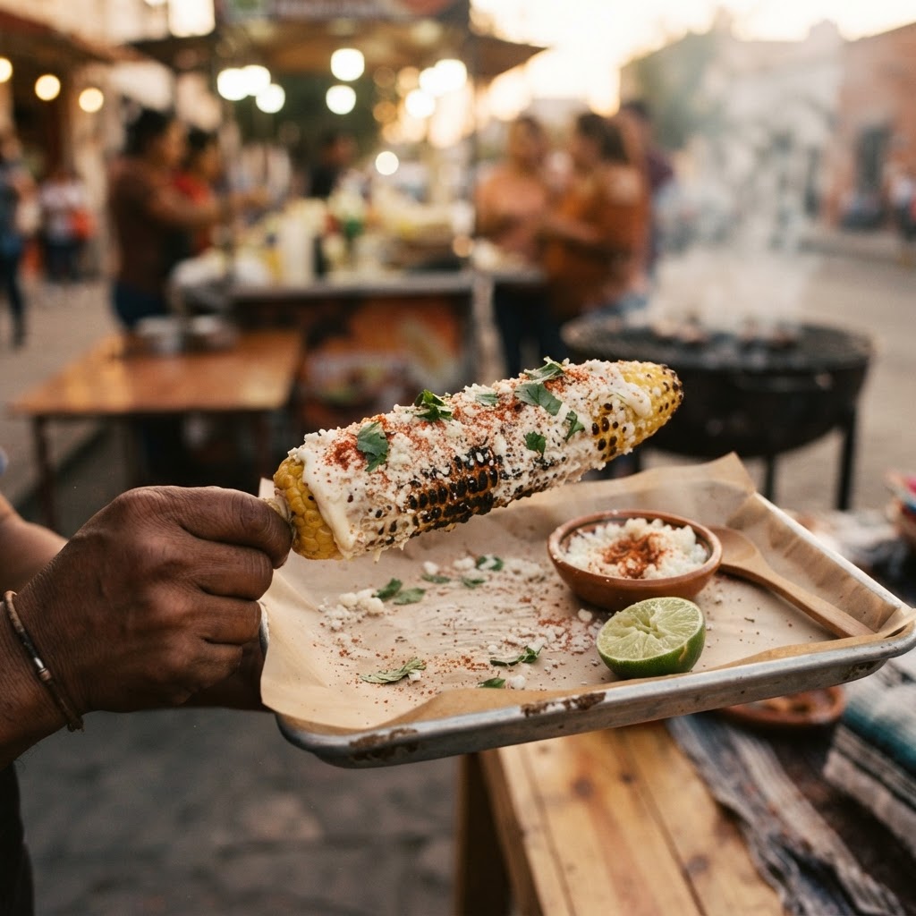Mesquite-Grilled Street Corn (Elote) — Arizona–CDMX Style