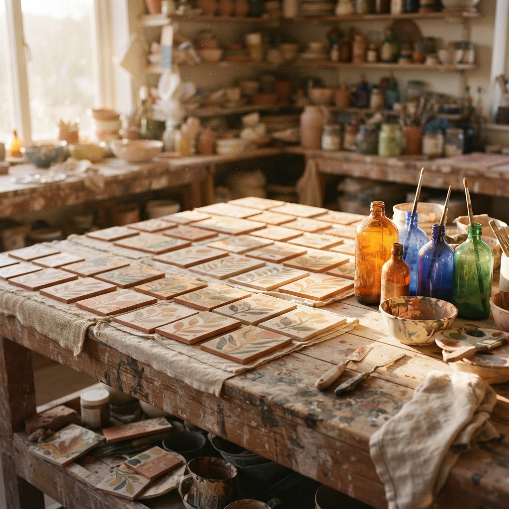 Raquel Guardia's studio — color and art from the Arizona to Mexico City corridor