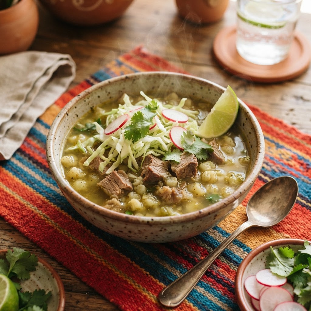 Tucson Green Chile Posole
