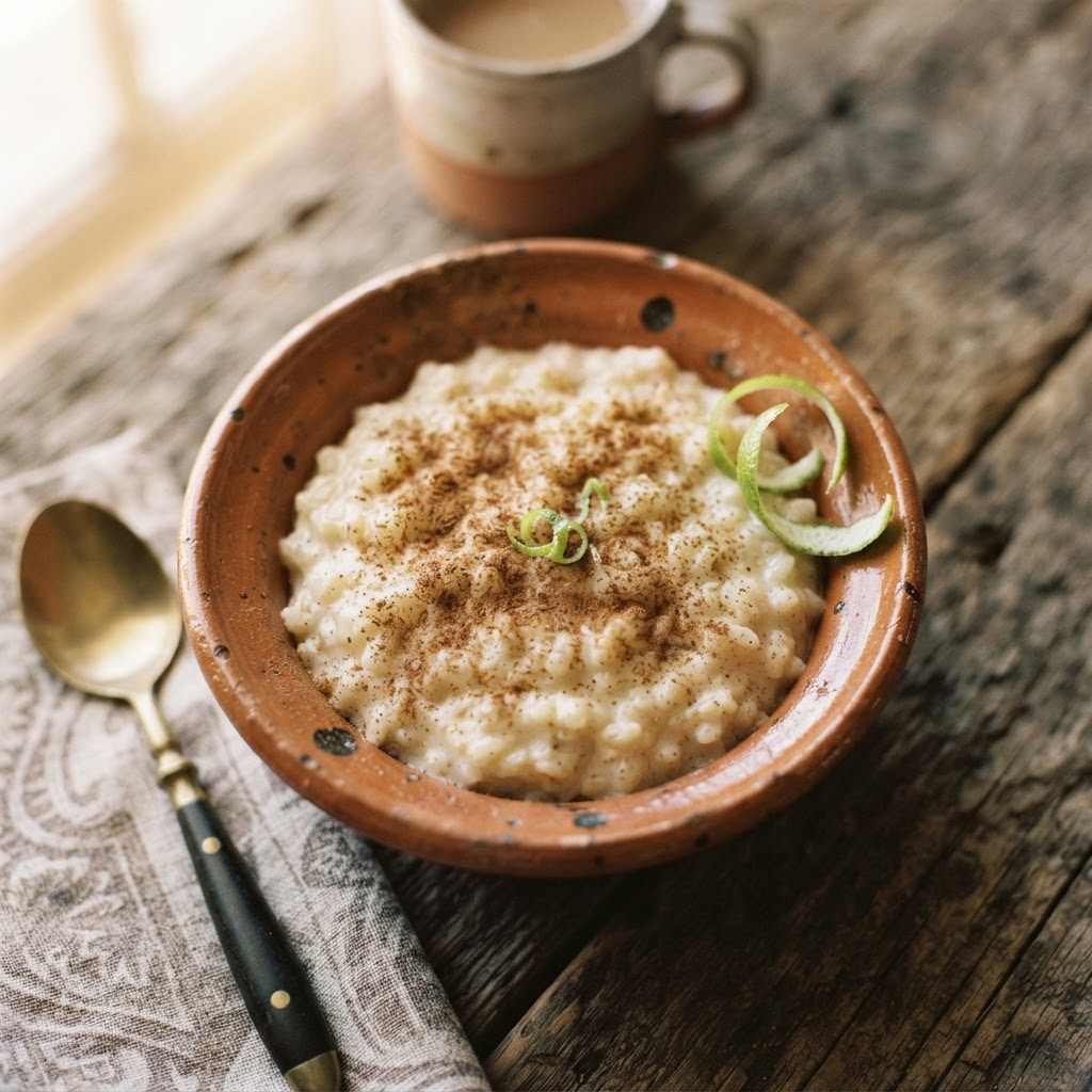 Sonoran Arroz con Leche — Canela & Lime-Peel Rice Pudding