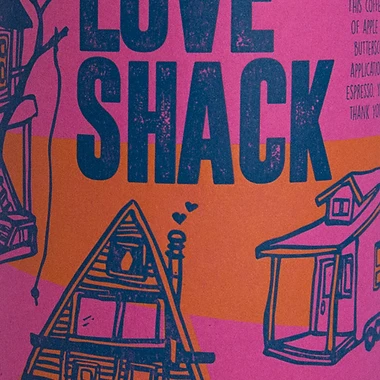 Love Shack Coffee Can Wrap