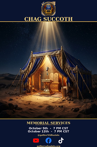Chag Succoth Broadcast flyer