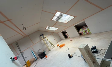 Plasterboard & Velux in London by Harris Construction