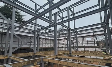 Steel Structure in East London by Harris Construction