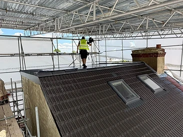 Loft Roof Tiling in London by Harris Construction