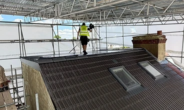 Loft Roof Tiling in London by Harris Construction