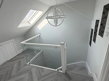 Loft Stairwell in London by Harris Construction