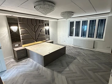 Primary Bedroom Fit-Out in London by Harris Construction