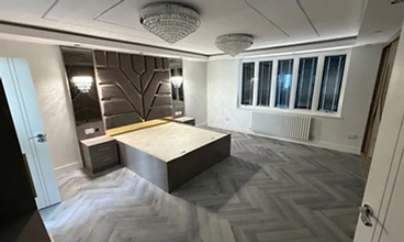 Primary Bedroom Fit-Out in London by Harris Construction