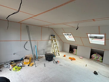 Loft Boarding & First Fix in London by Harris Construction