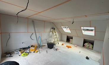 Loft Boarding & First Fix in London by Harris Construction