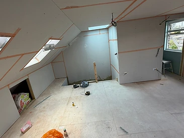 Loft Conversion Boarding in London by Harris Construction