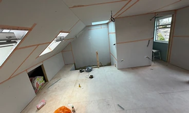 Loft Conversion Boarding in London by Harris Construction