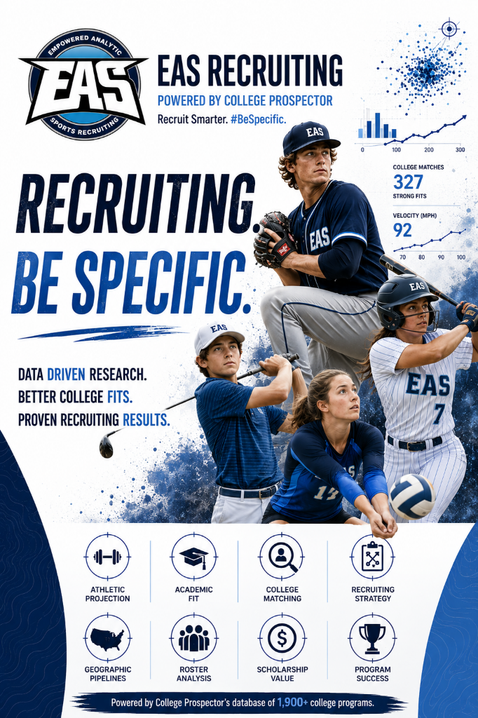 EAS Recruiting — powered by College Prospector: Recruit Smarter. #BeSpecific.