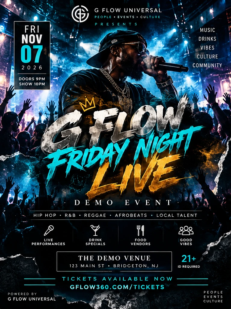 G Flow Friday Night Live — Demo