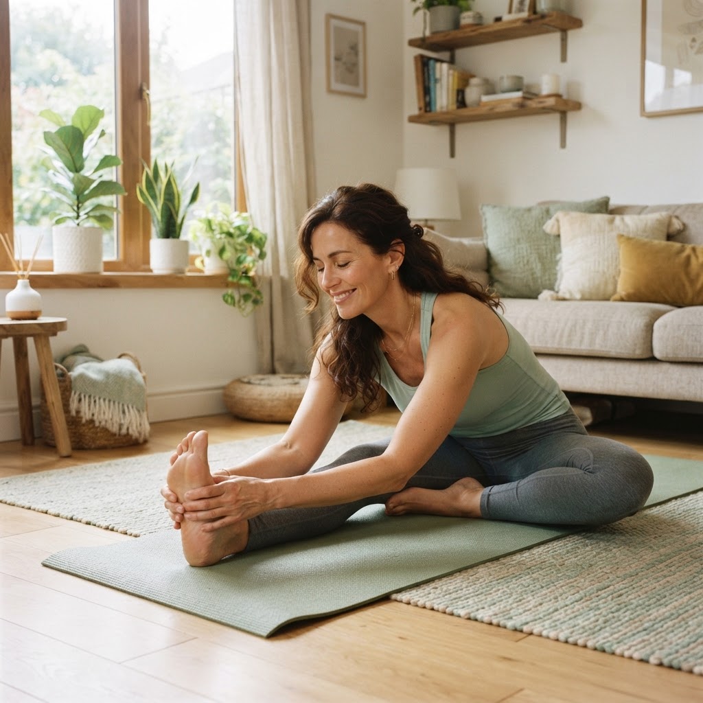 Beginner-friendly movement during hormonal changes
