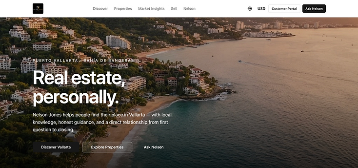 Nelson Jones Real Estate Platform product screenshot