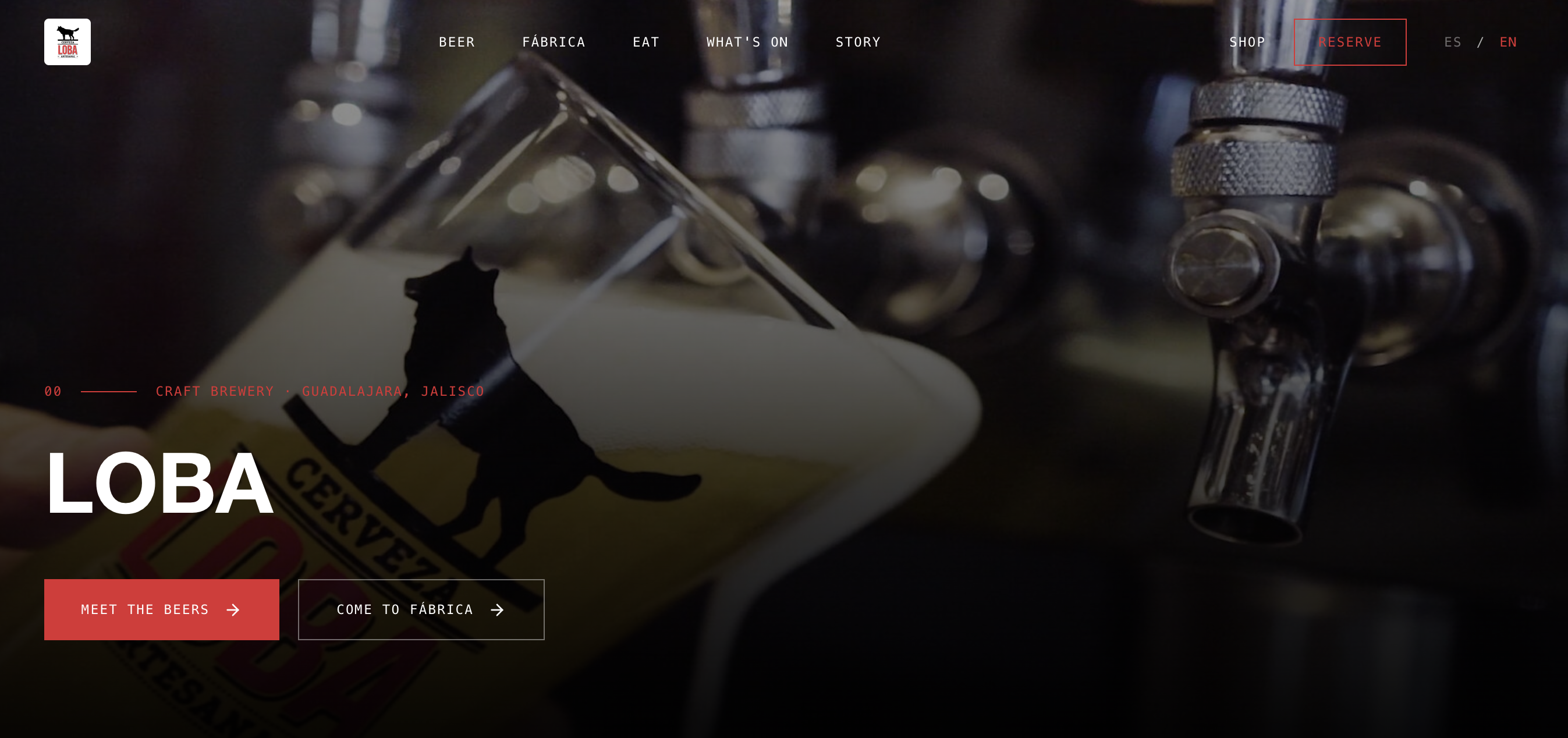 Cerveza LOBA product screenshot