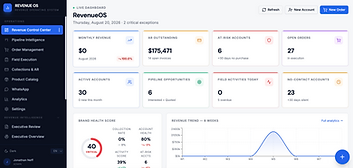 RevenueOS product screenshot