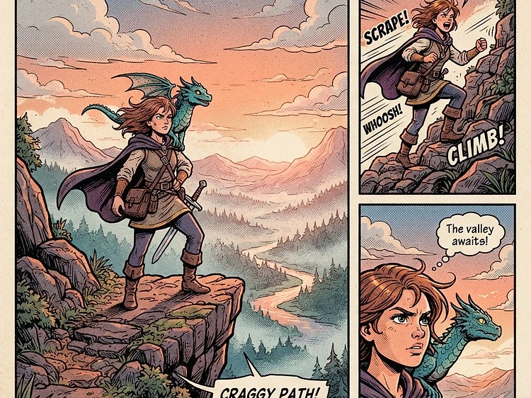 Comic Book art style preview
