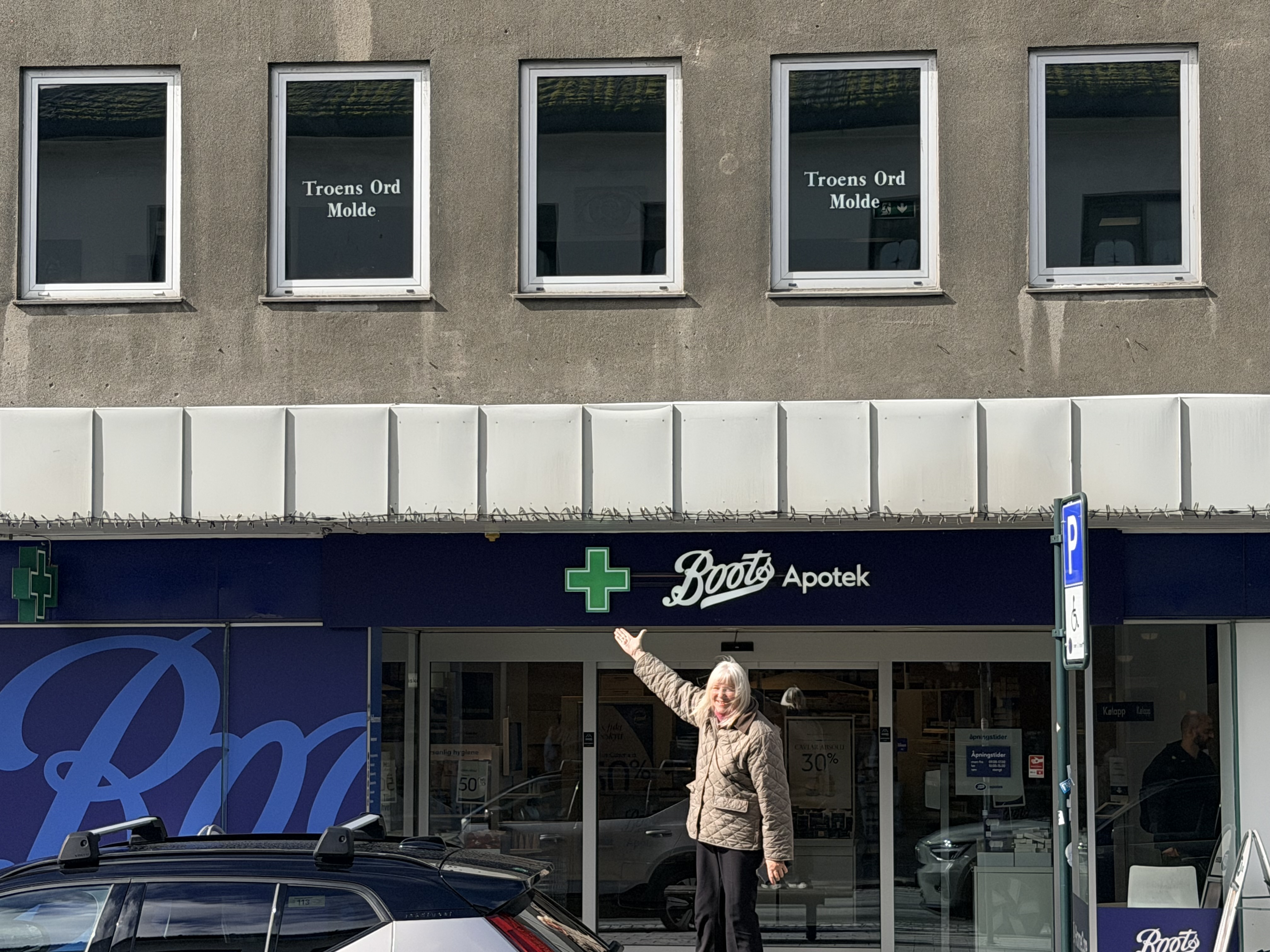 Bygget i Storgata 23 sett fra gaten